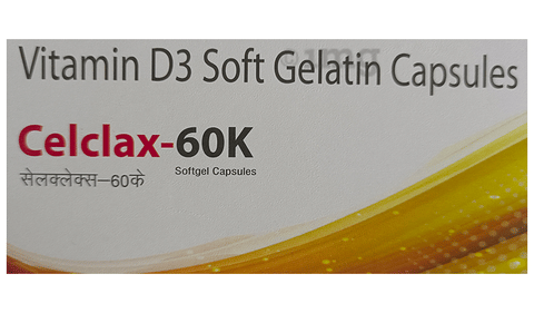Celclax 60K Softgel Capsule image Celclax 60K Softgel Capsule image