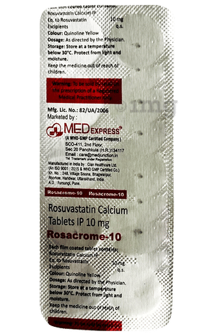 Rosacrome 10 Tablet image Rosacrome 10 Tablet image