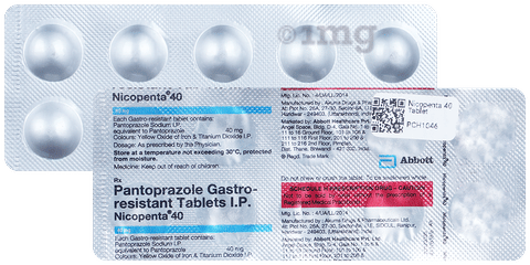 Nicopenta 40 Tablet image Nicopenta 40 Tablet image