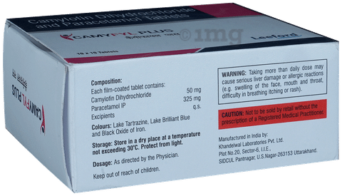Camyfyl Plus 50mg/325mg Tablet