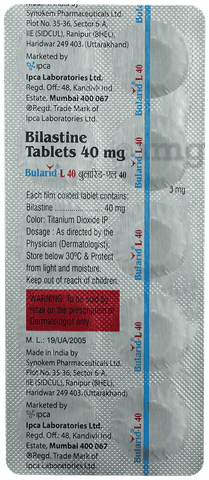 Bularid-L 40 Tablet image