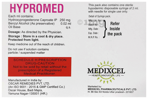 Hypromed 500 Injection image