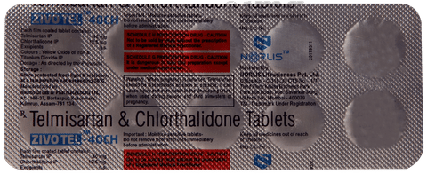 Zivotel CH 40mg/12.5mg Tablet