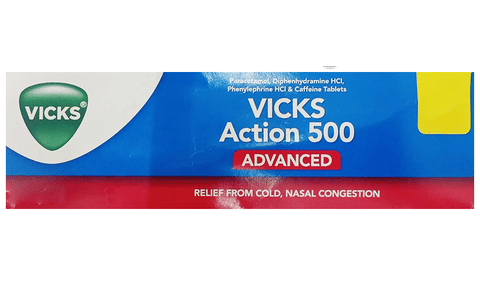 Vicks Action 500 Advanced Tablet image