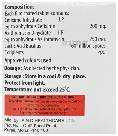 Sinaxim-AZ Tablet image