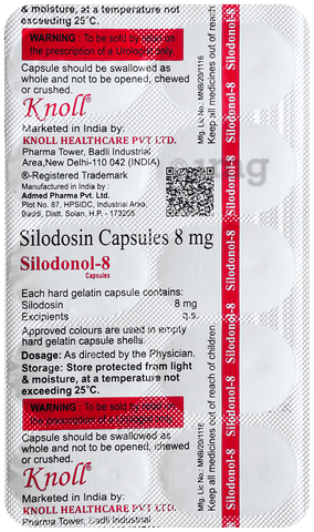 Silodonol 8mg Capsule image