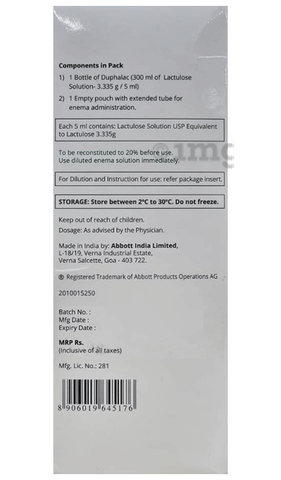 Duphalac Enema Solution image