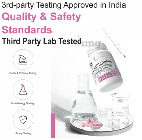 3rd party tested glutathione Goa Nutritions Glutathione Tablet Sugar Free: Buy bottle of 60.0 tablets at  best price in India