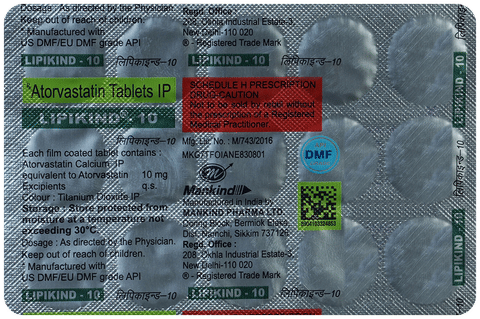 Lipikind 10 Tablet image