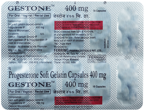Gestone 400mg Capsule image