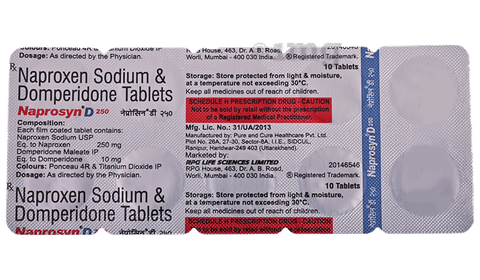 Naprosyn D 250 Tablet image
