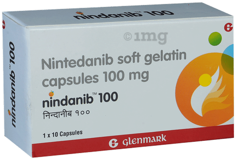 Buy Nindanib 100 Soft Gelatin Capsule Online: View Uses, Side Effects, Price,  Substitutes | 1mg
