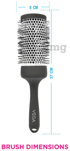 Vega H2 PRL Hot Curl Brush for Hair Styling Drying Healthy Hair Buy box of 1.0 Unit at best price in India 1mg