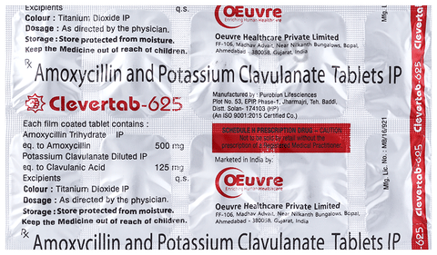 Clevertab 625 Tablet image