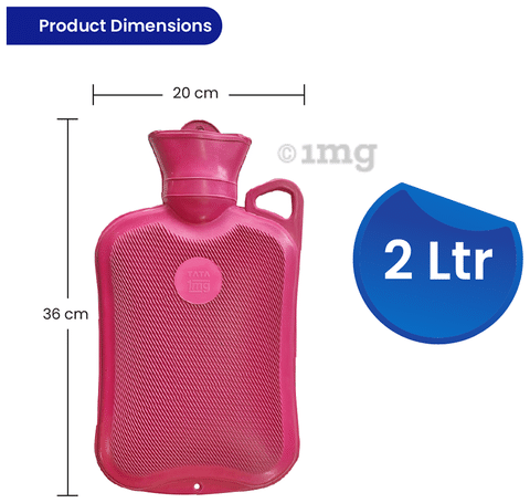 2L Hot Water Bottle w/ Plush Cover Rubber Bag Warmer For Pain Relief Hot  Therapy | eBay