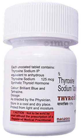 Thyrox 125 Tablet image Thyrox 125 Tablet image
