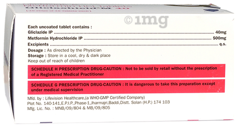 Gliclashield-M 40 Tablet