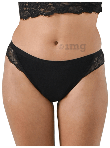 Nushu Hip-Hugger Panty XL Black: Buy packet of 1.0 Panty at best