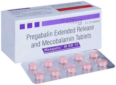 Maxgalin M ER 75 Tablet image Maxgalin M ER 75 Tablet image