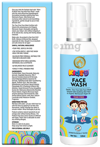 Mom World Kids Face Wash Buy pump bottle of 120.0 ml Face Wash
