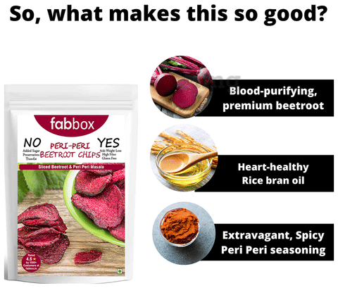 Fabbox Peri Peri Beetroot Chips image Fabbox Peri Peri Beetroot Chips image