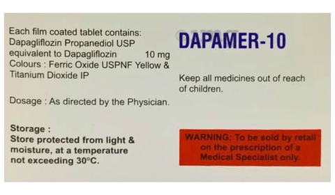 Dapamer 10 Tablet image Dapamer 10 Tablet image
