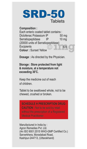 SRD 50 Tablet image