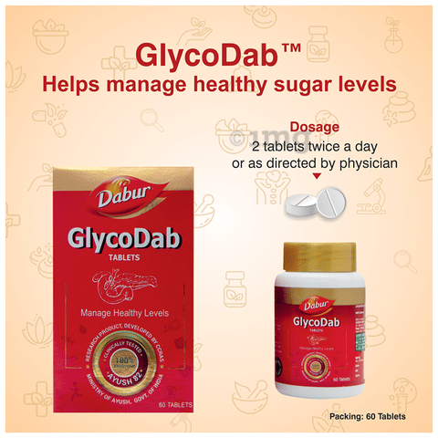 Dabur GlycoDab Tablet image Dabur GlycoDab Tablet image