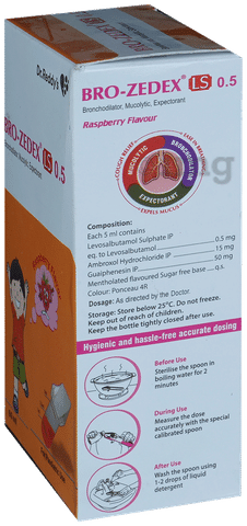 Bro-Zedex LS 0.5 Expectorant Raspberry