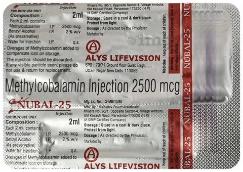 Nubal 25 Injection image Nubal 25 Injection image