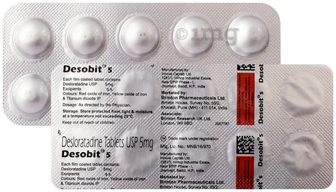 Desobit 5mg Tablet image