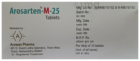 Arosarten-M 25 Tablet ER