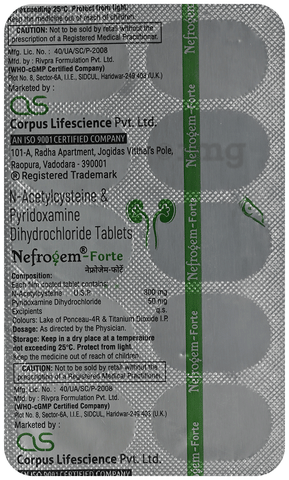 Nefrogem-Forte Tablet image Nefrogem-Forte Tablet image