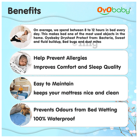 Oyo baby waterproof clearance mattress protector