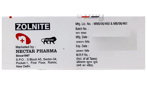 Zolnite 10mg Tablet image