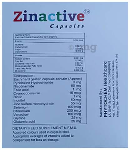 Zinactive Capsule image Zinactive Capsule image