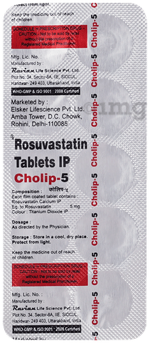 Cholip 5mg Tablet image