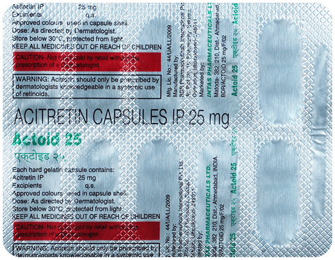Actoid 25mg Capsule image