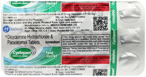 Cyclopam Tablet image