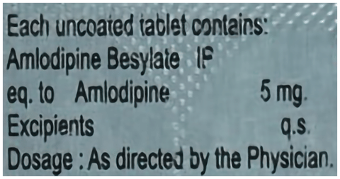 Amlochem 5mg Tablet image