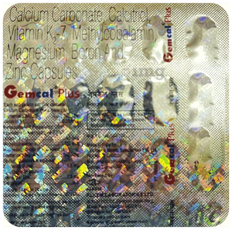 Gemcal Plus Soft Gelatin Capsule