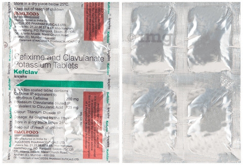 Kefclav 200mg/125mg Tablet