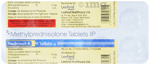 Rednisol 4 Tablet image