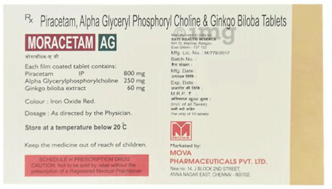 Moracetam AG Tablet image