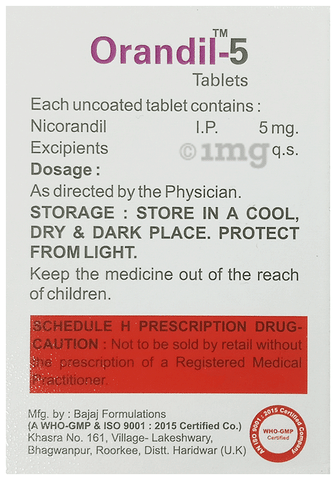 Orandil 5 Tablet image