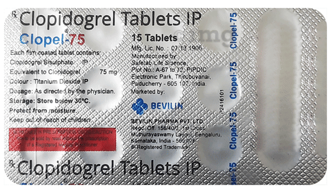 Clopel 75 Tablet image