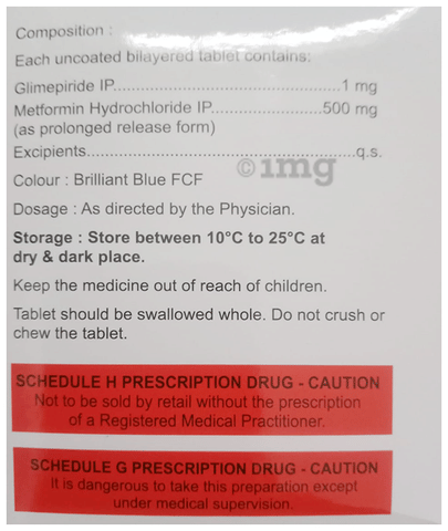 Glimisave M 1 Tablet PR image Glimisave M 1 Tablet PR image