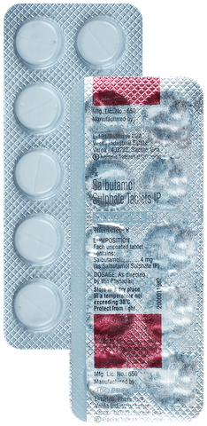 Salbetol 4mg Tablet image Salbetol 4mg Tablet image