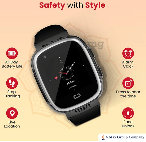 Fall Protection Smartwatch With Fall Detection CPR Guardian III