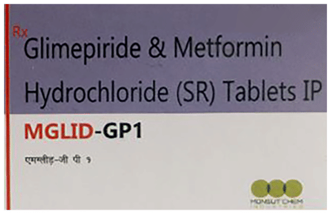Mglid GP 1mg/500mg Tablet SR image Mglid GP 1mg/500mg Tablet SR image